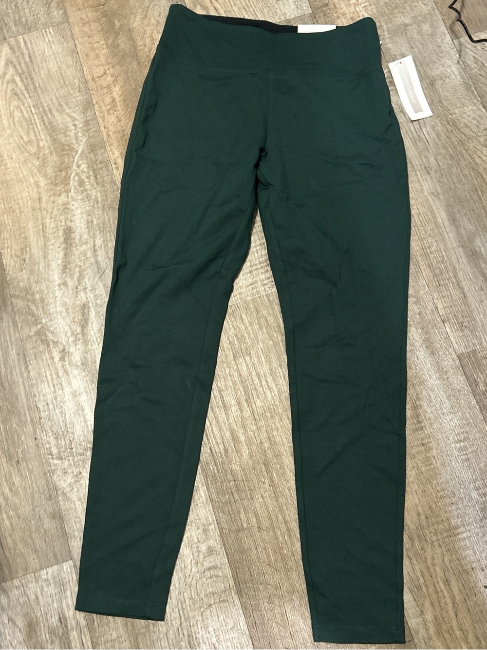 Women's Forest Green High-Rise Track Pants